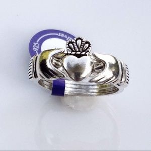 🆕💥NWT Sterling Silver Claddagh Puzzle Ring